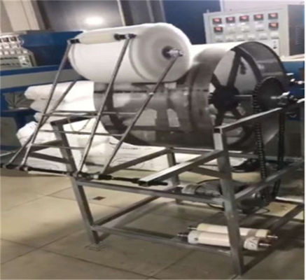나사 PP 용해에 의하여 불어지는 기계, 가면을 위한 기계를 만드는 비 길쌈된 직물