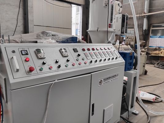 좋은 가격 하수 시스템용 자동 PE 노러브 파이프 제조 기계, SJ65/33 HDPE 노러브 파이프 엑스트루더 기계 온라인으로