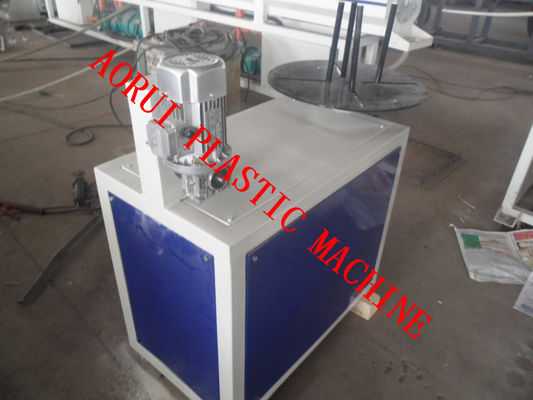 좋은 가격 단 하나 벽 PLC 통제 시스템을 가진 물결 모양 플라스틱 관 압출기 온라인으로