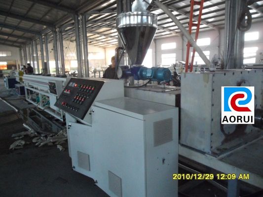좋은 가격 HDPE/LDPE 플라스틱 관 밀어남 선은, 단 하나 벽 관 생산 라인을 주름을 잡았습니다 온라인으로