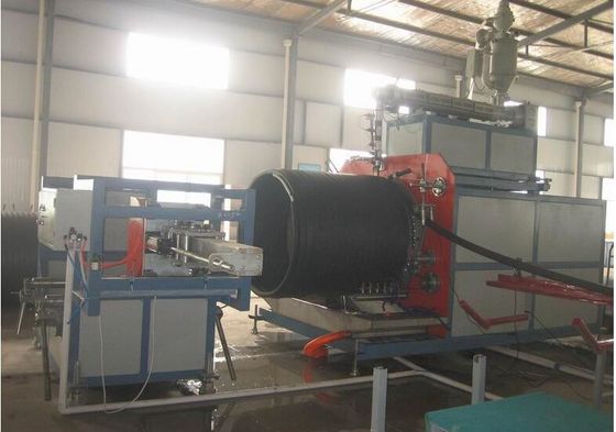좋은 가격 HDPE 관 밀어남 기계 플라스틱 밀어남 선, hdpe Sprial 감기 관 생산 라인 온라인으로