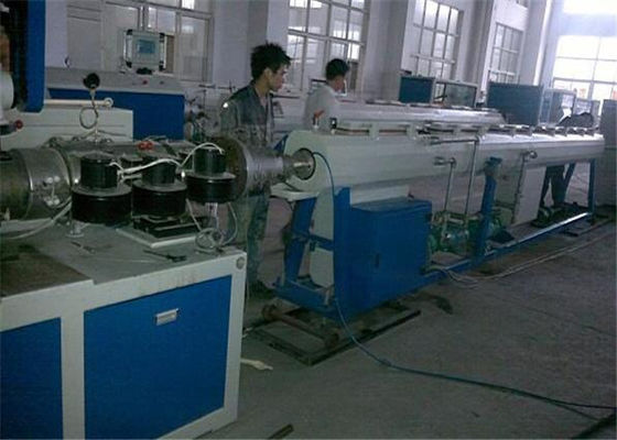 좋은 가격 LDPE Hdpe 기계를 만드는 플라스틱 쌍둥이 나사 압출기 PVC PE 물결 모양 관 온라인으로