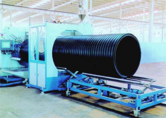 좋은 가격 완전히 자동적인 HDPE 기계를 만드는 플라스틱 밀어남 선 Sprial 물결 모양 관 온라인으로