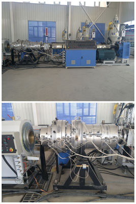좋은 가격 PE HDPE 파이프 추출기 완전 자동 플라스틱 파이프 제조 기계 온라인으로