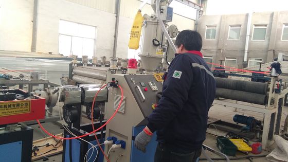 좋은 가격 고효율 SJ65/33 HDPE 단일 벽 류류 파이프 진압 기계 온라인으로