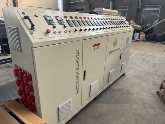 좋은 가격 PLC 제어 자동 HDPE 파이프 압출 생산 라인 온라인으로