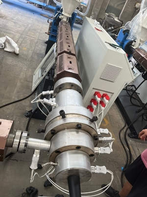 HDPE PE PP PPR 가스 파이프 물 파이프 단일 나사 플라스틱 압축기 생산 라인