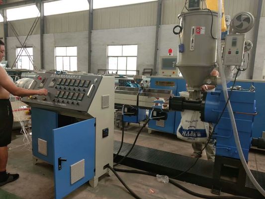 좋은 가격 380V 90 kw 단일 스크류 플라스틱 압출기 150r/Min ISO9001 온라인으로