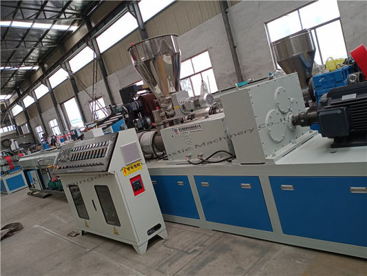 110 kw 쌍 스크루 경질 염화비닐관 압출 라인 120Kg/H